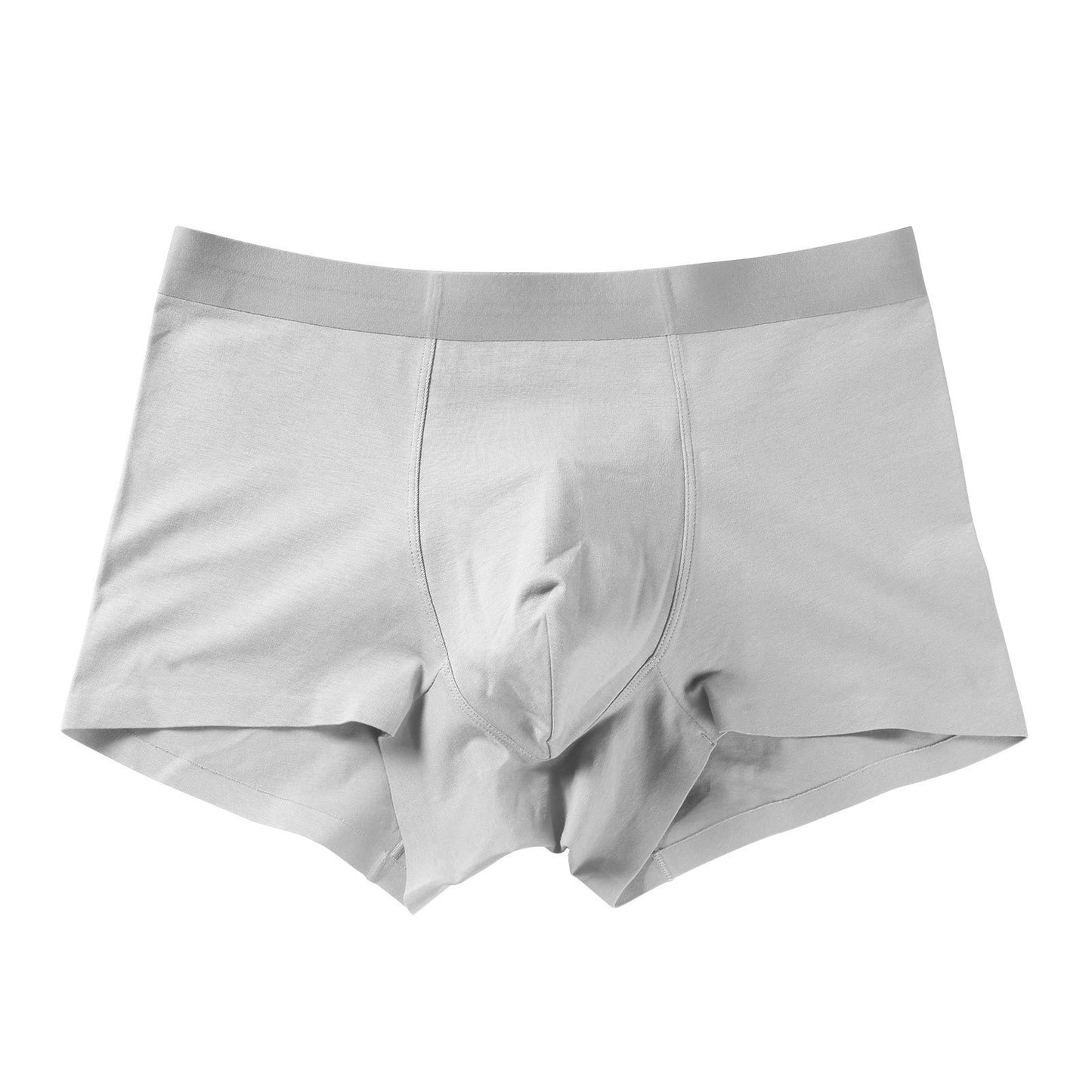 Men's Combed Cotton Traceless Large Size Cotton U Convex Boxers Loose Boxers