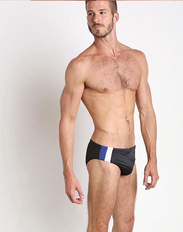 Men's Swimming Trunks Men's Black Triangle Low Waist