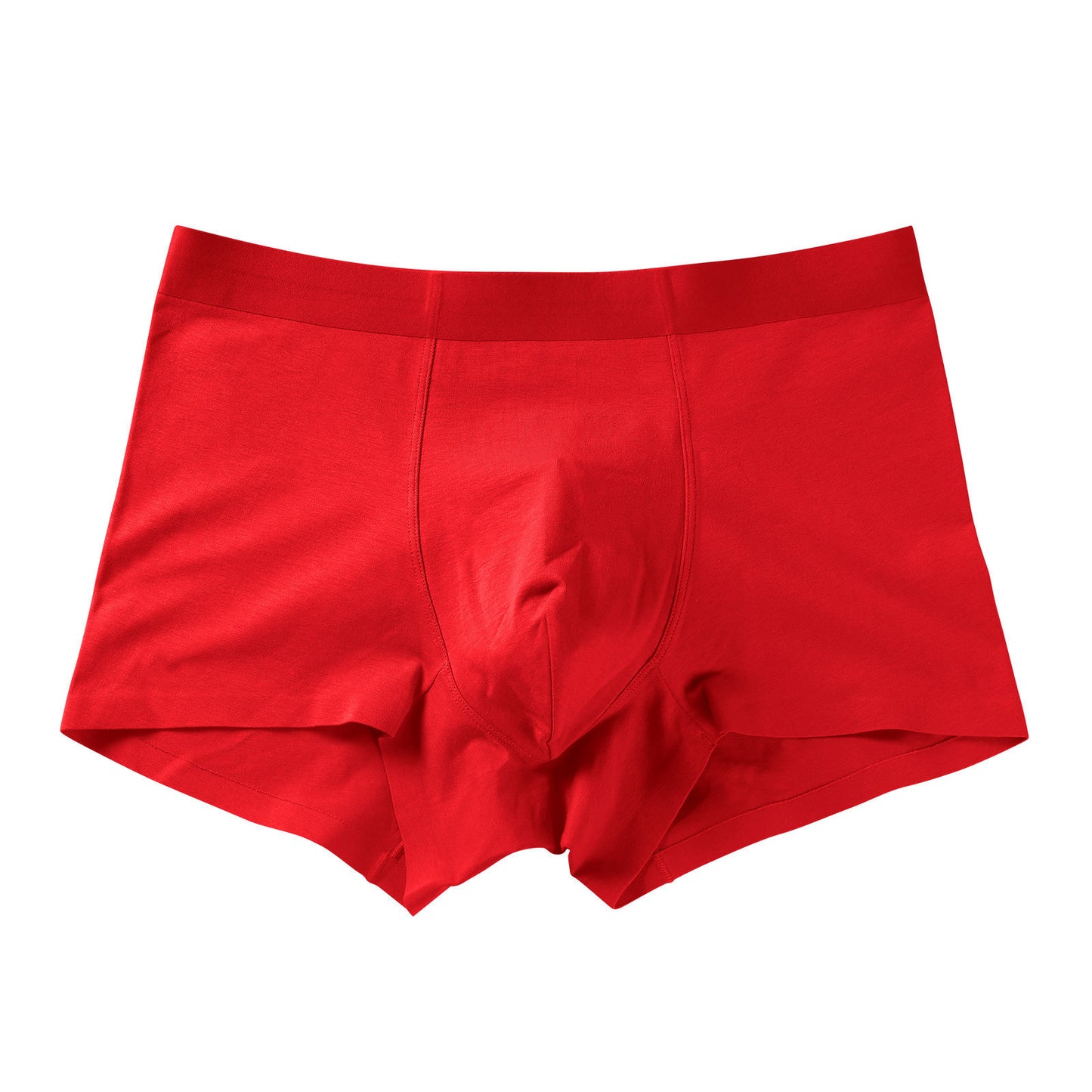 Men's Combed Cotton Traceless Large Size Cotton U Convex Boxers Loose Boxers
