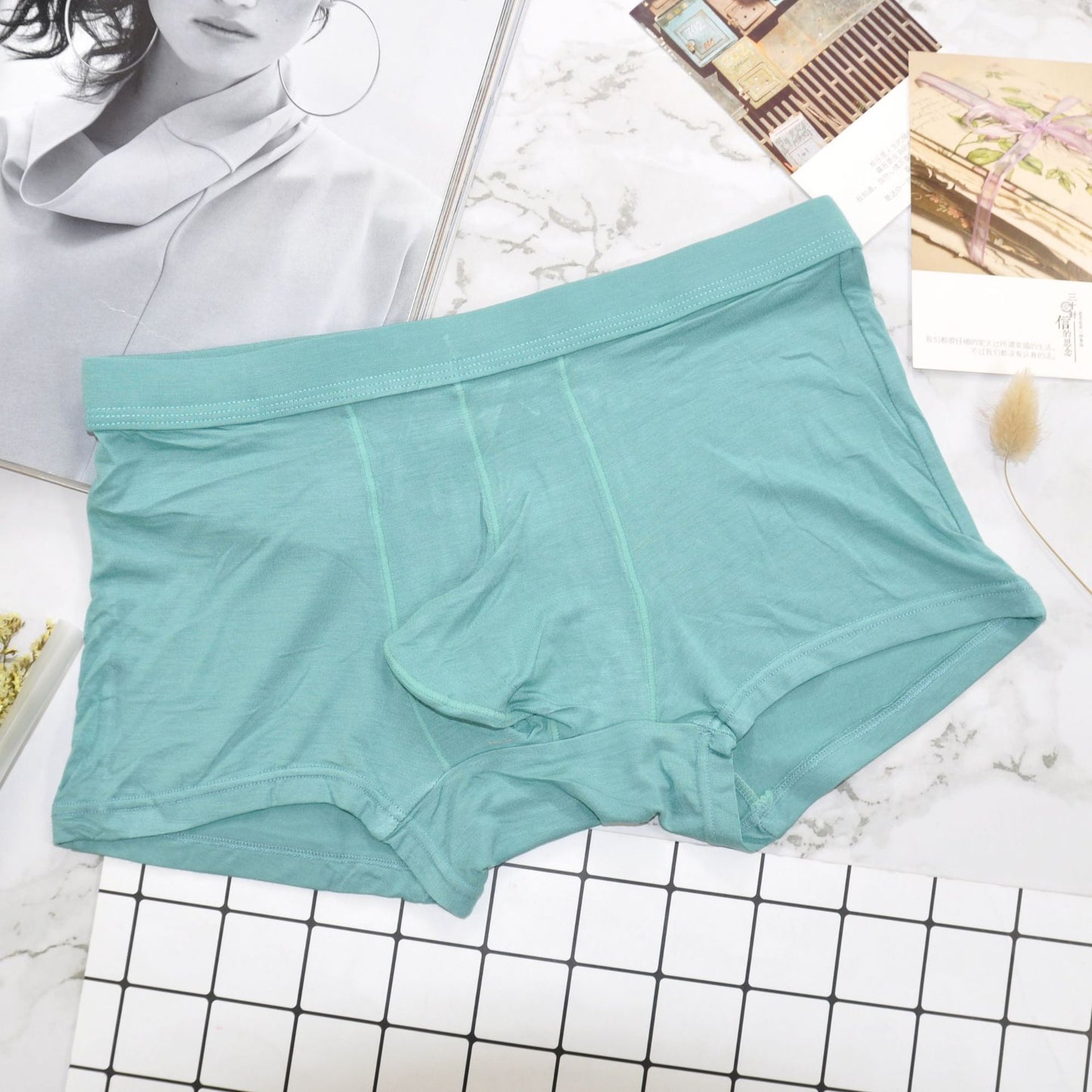 Modal Waist Breathable Boyshort Personality