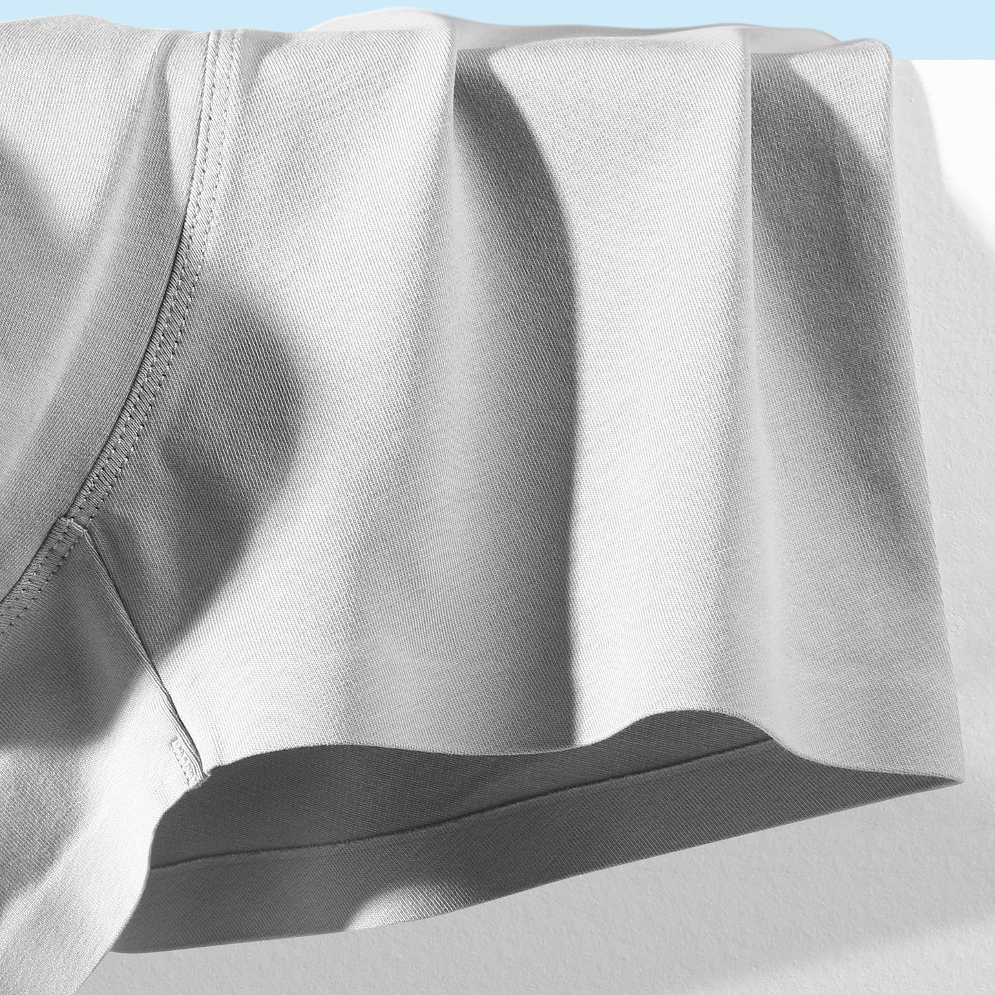 Men's Combed Cotton Traceless Large Size Cotton U Convex Boxers Loose Boxers