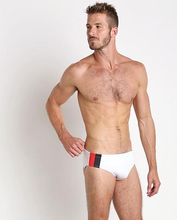 Men's Swimming Trunks Men's Black Triangle Low Waist