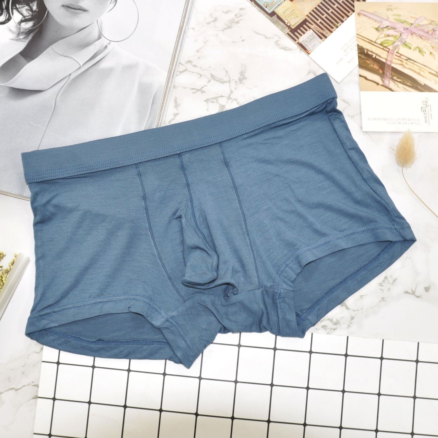 Modal Waist Breathable Boyshort Personality